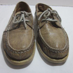 Forli Nautic Boat Shoes Moccasin  Loafers Brown Men's Size 7.5  Shoes Slip On